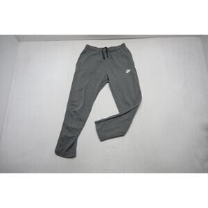 Nike Jogger Sweat Pants Tapered Cotton Blend Gray W/Pockets Mens Sz Medium
